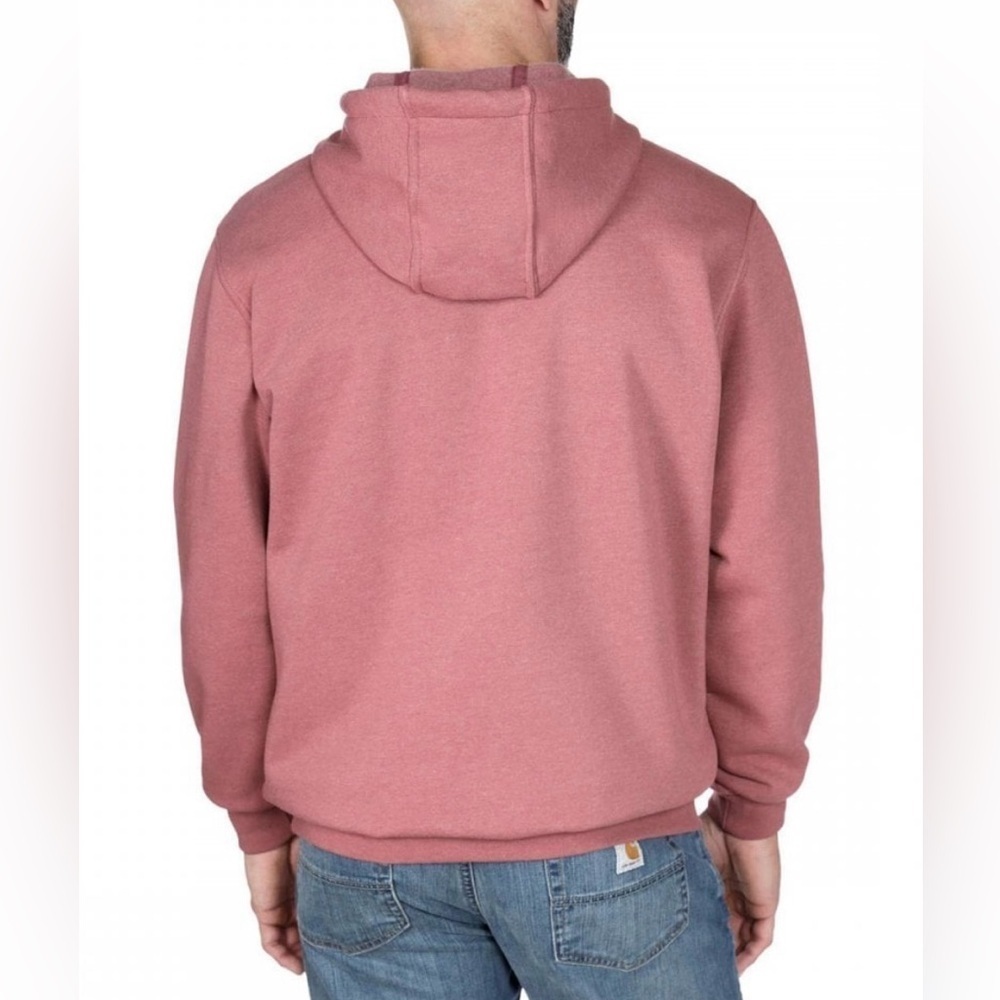 Carhartt /Original Fit /LOGO LG.SLEEVE GRAPHIC HOODIE Sweatshirt /Pink /size M - Picture 13 of 14